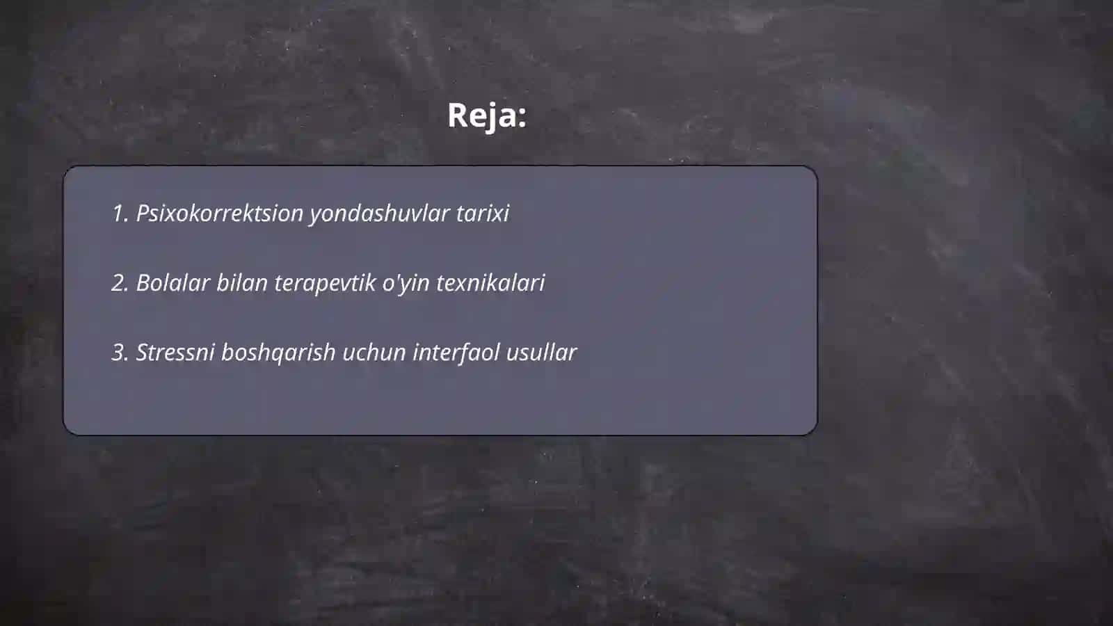Psixokorreksiya Yondashuvlar Tarixi 2