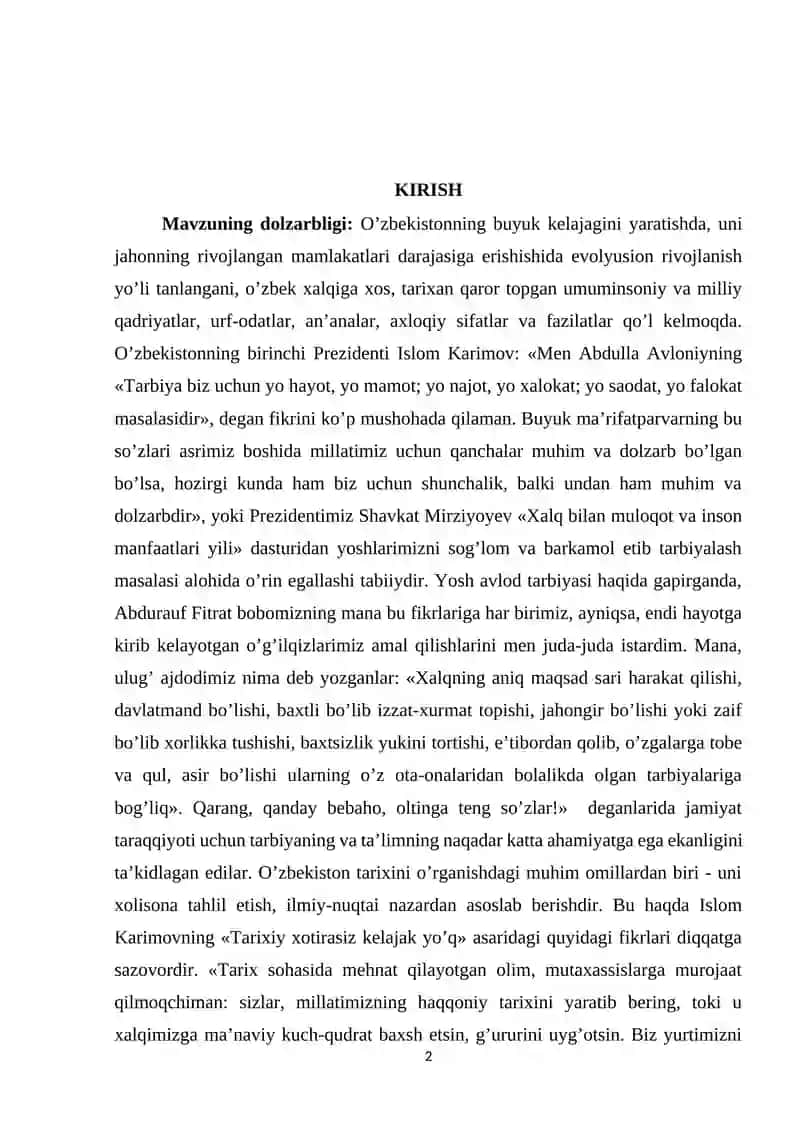 MAHMUDXO’JA BEHBUDIY VA MUNAVVARQORI ABDURASHIDXON O’G’LINING JADIDCHILIK HARAKATI VA TA’LIM-TARBIYA BORASIDAGI QARASHLAR. 2