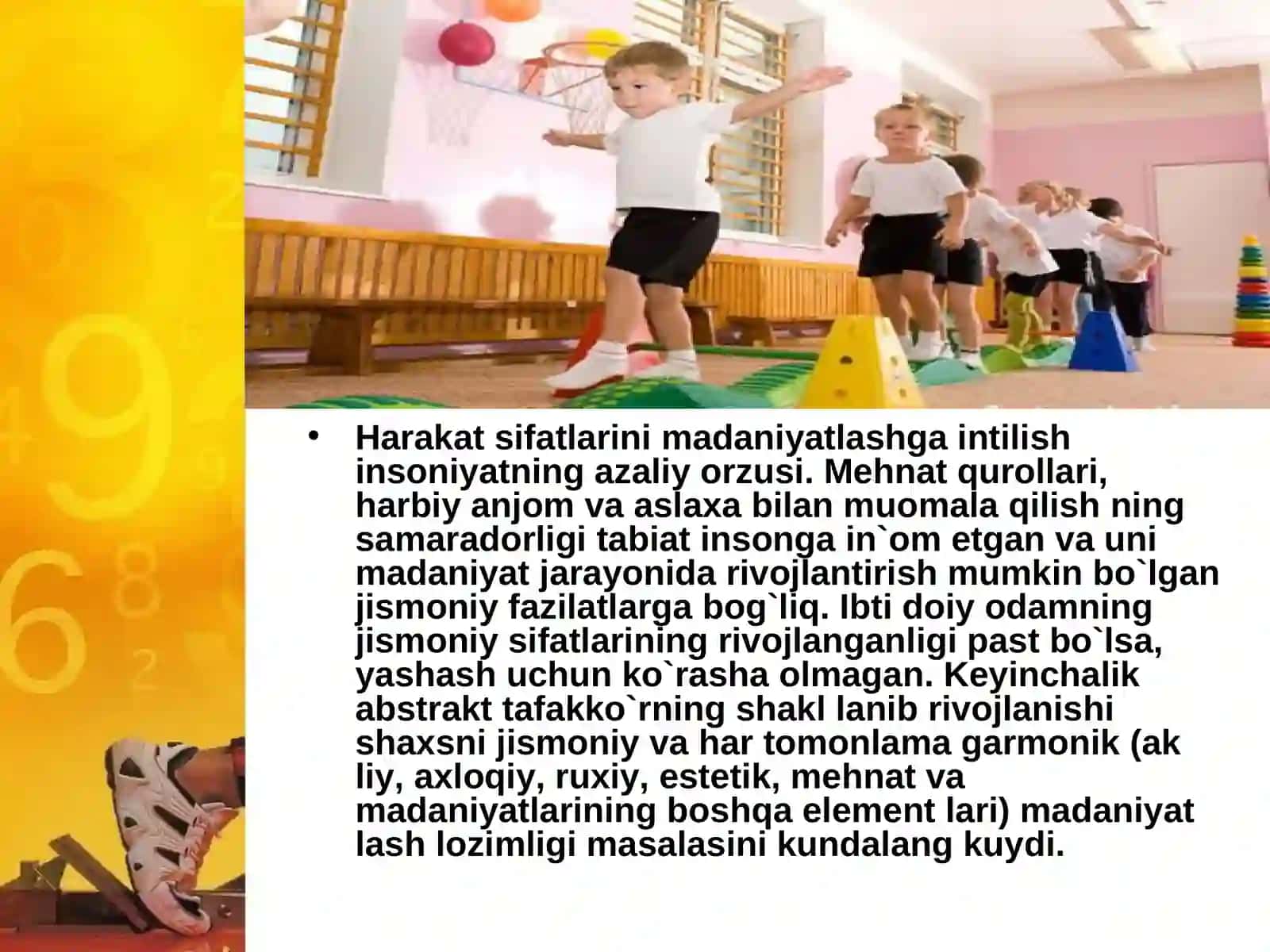 Bolalarda jismoniy sifatlarni rivojlantirish va sportga yo`naltirish 2