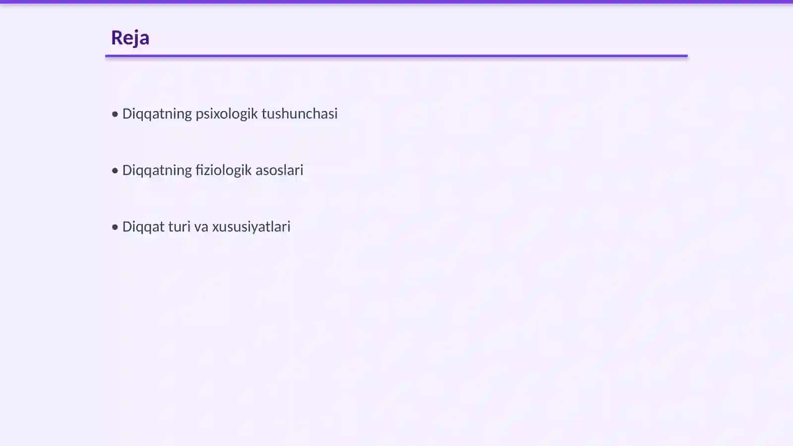 Diqqat haqida tushuncha va uning fiziologik asoslari 2