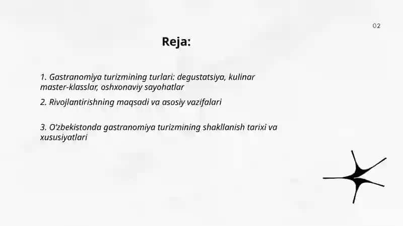 Gastranomiya turizimini rivojlantirish istiqbollari 2