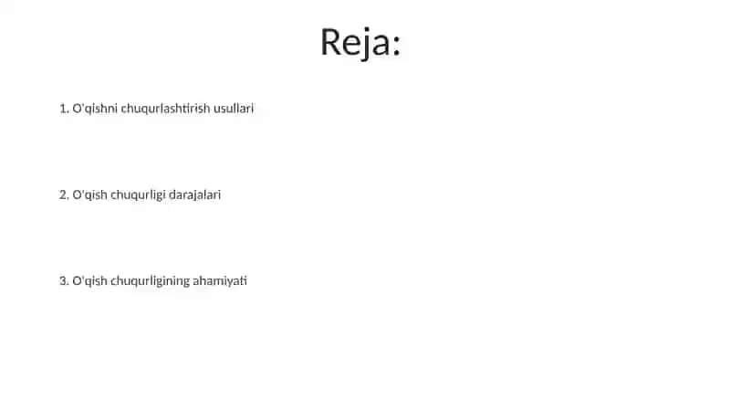 Oqimning chuqurligi 2
