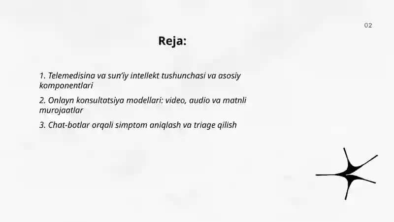 Telemedisina va sun’iy intellekt imkoniyatlari 2