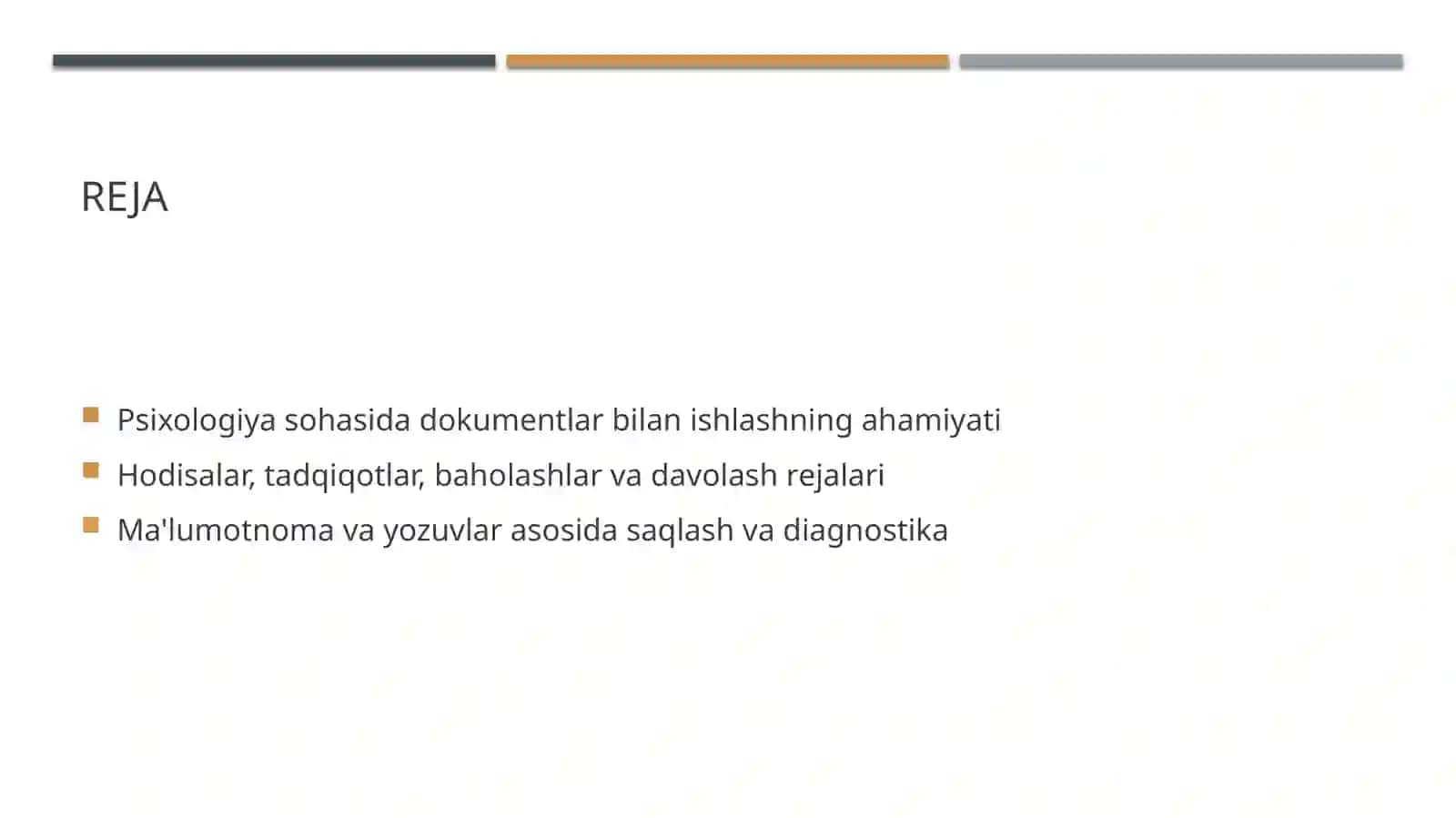 Psixolog kasbiga oid hujjat namunalari bilan ishlash 2