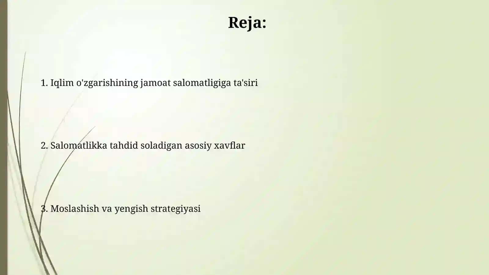 Iqlim isishi oqibatlarining aholi sogʻligiga taʼsiri 2