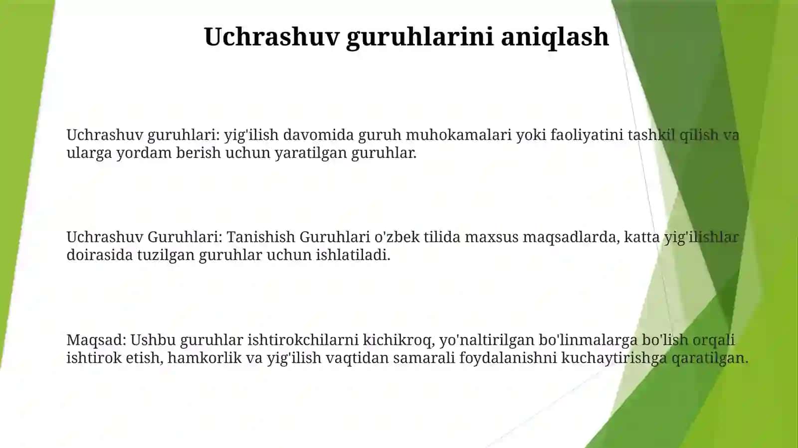 Uchrashuv Guruhlari 2