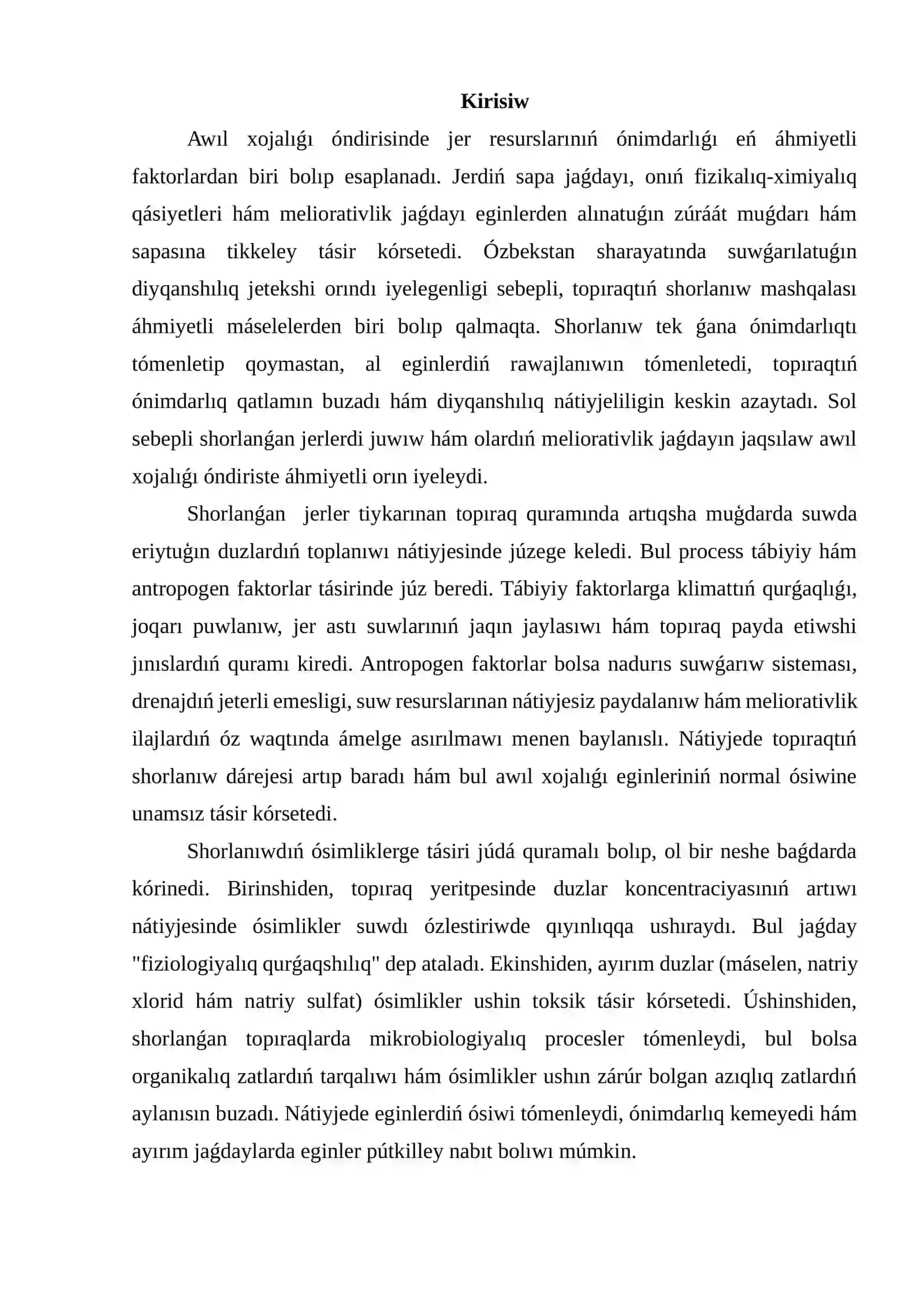 Shorlanģan jerlerdi juwıw, juwıw normaları, usılları hám όtkeriw múddetleri 2