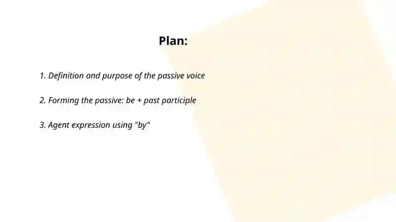 The passive voice 2