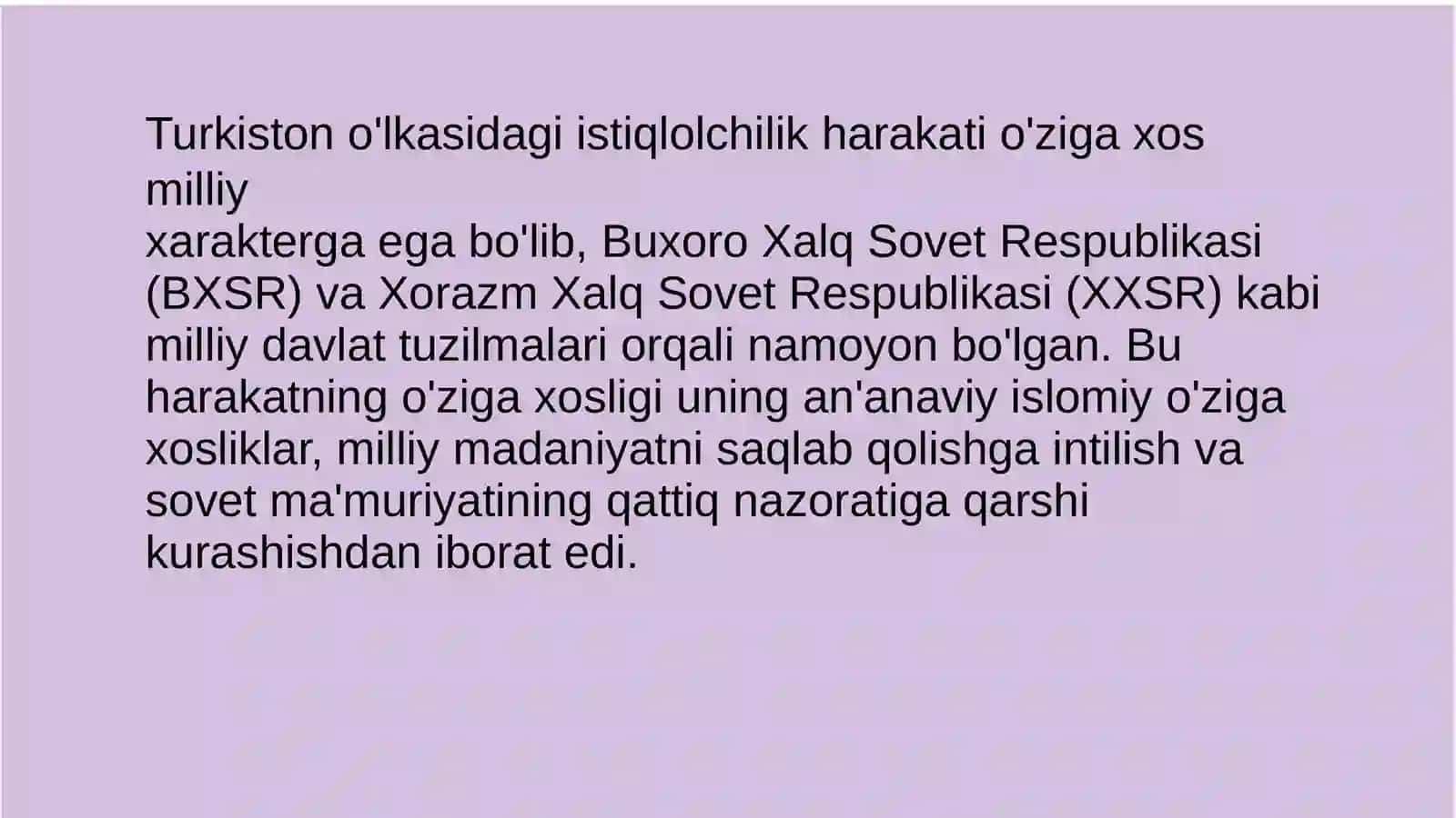 Istiqlolchilik harakati 2
