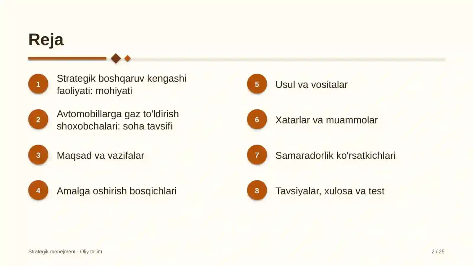 avtomobillarga gaz to'ldirish shoxobchalarida strategik boshqaruv kengashi faoliyatini tashkil etish 6860 2