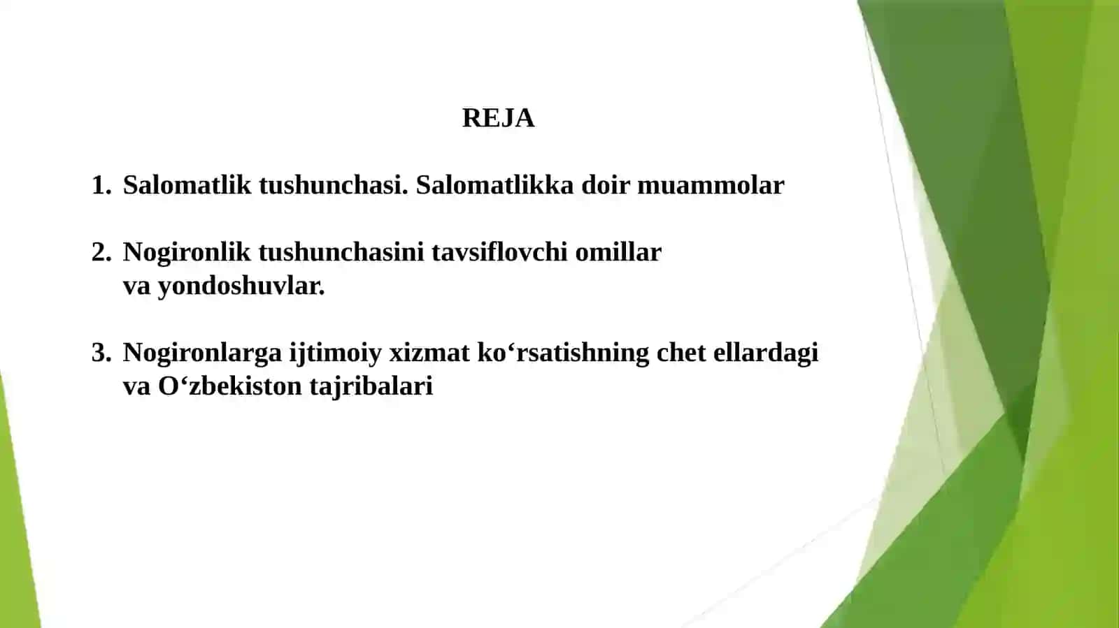 Nogironlik tushunchasi 2
