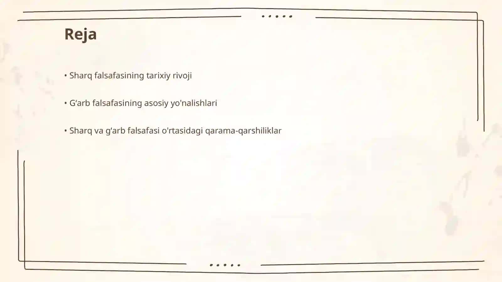 Sharq va gʻarb mutafakkirlari falsafasi 2