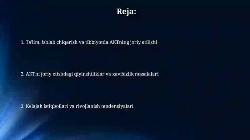 Ta'limda axborot-kommunikatsiya texnologiyalari (AKT) 2