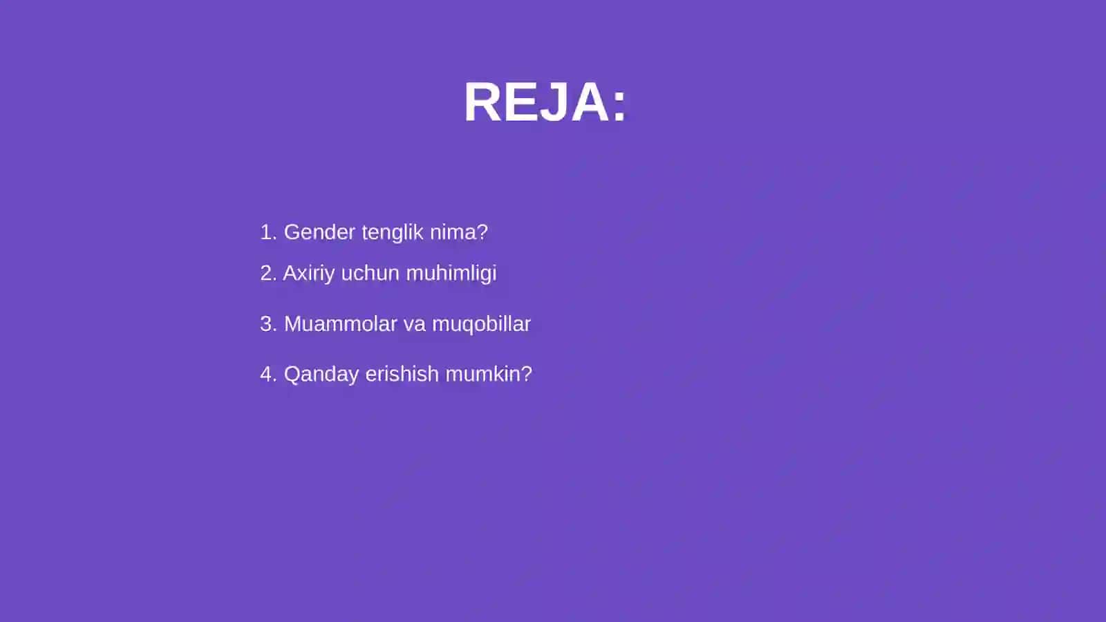 Gender tenglik 2