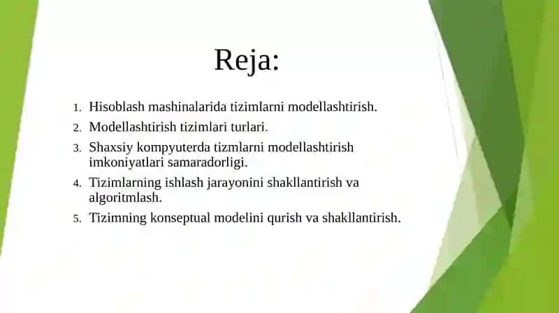 Insonning tilifaoliyatini kompyuterda modellashtirish 2