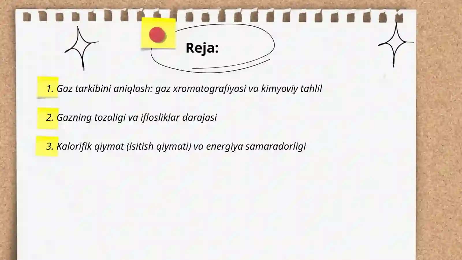 Gaz tarkibini aniqlash: gaz xromatografiyasi va kimyoviy tahlil 2