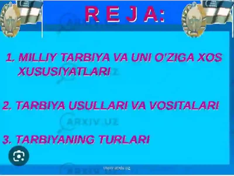 Pedagogik faoliyatda tarbiyat usullari va vositalaridan foydalanish imkoniyatlari 2