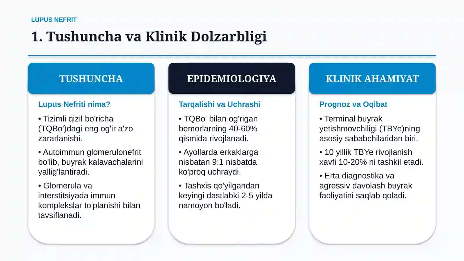 Lupus nefriti — Etiologiya, patogenez, klinika, diagnostika va davolash | 15 slayd 2