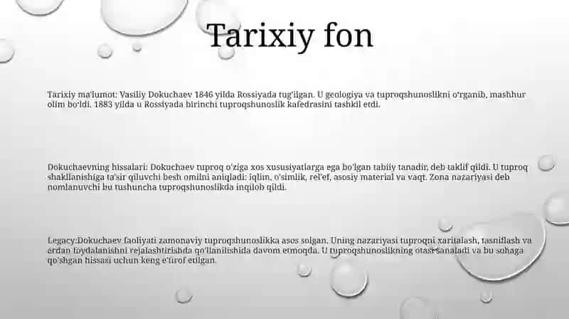 V.V.Dokuchayev-Tuproqshunoslik Va Tuproqlar Geografiyasi Asoschisi 2