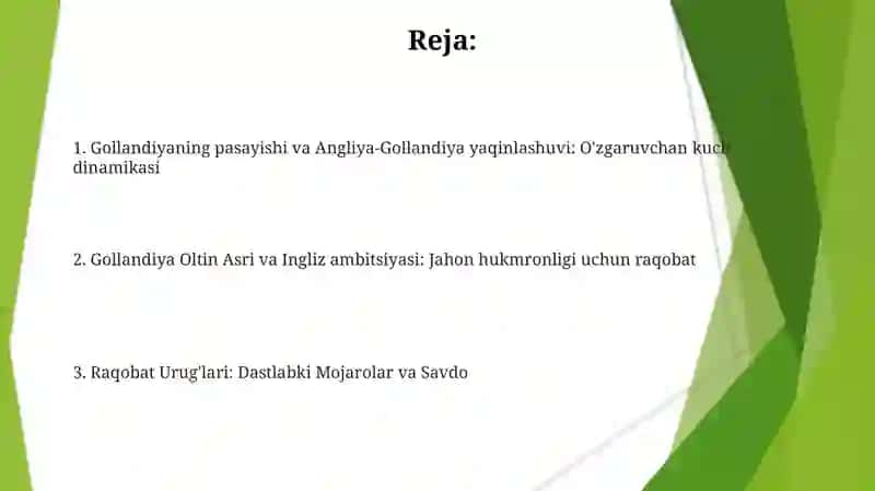 Gollandiyaning pasayishi va Angliya-Gollandiya yaqinlashuvi: O'zgaruvchan kuch dinamikasi 2