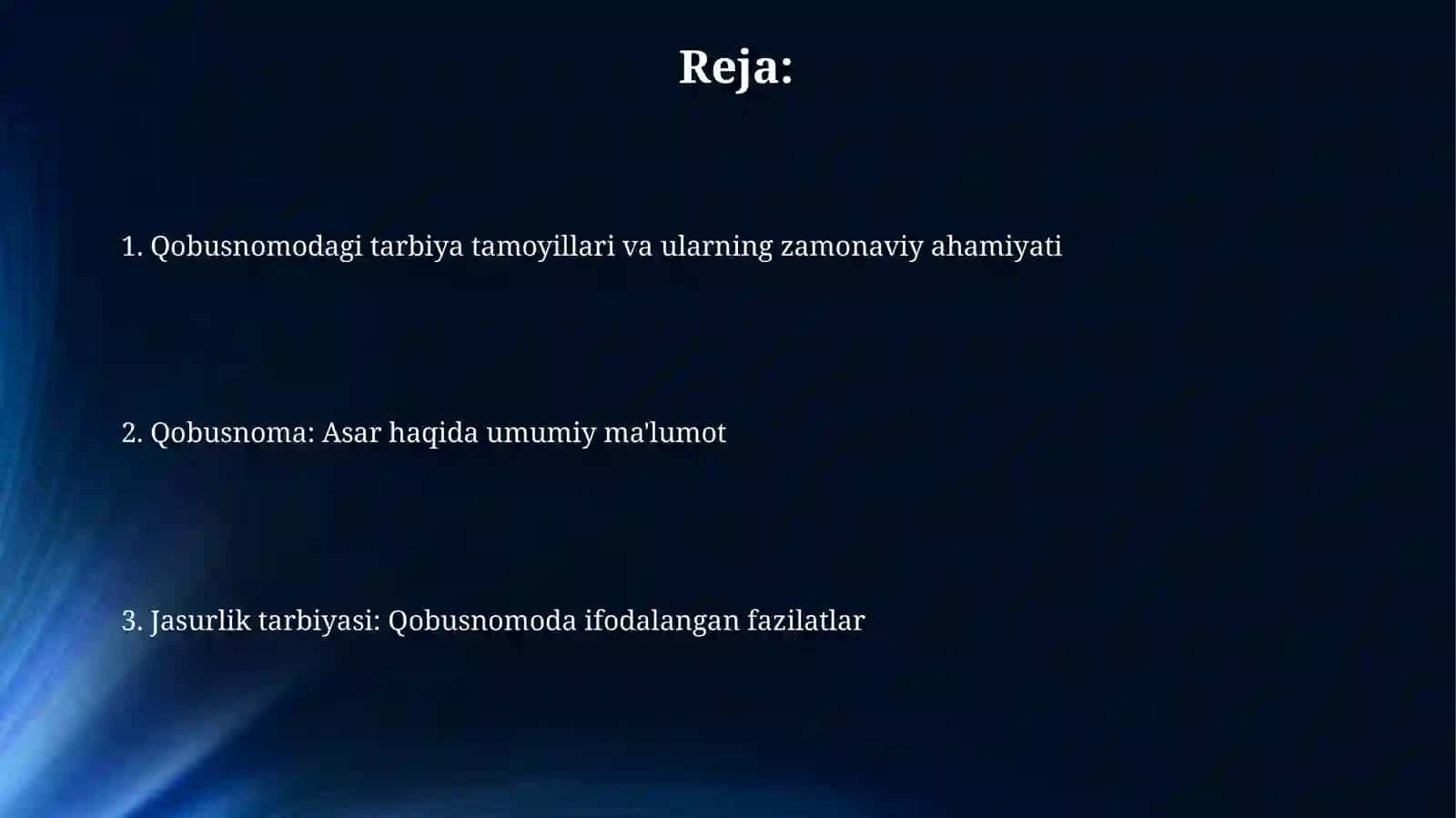 Qobusnoma asari va unda juvonmardlik tarbiyasi 2