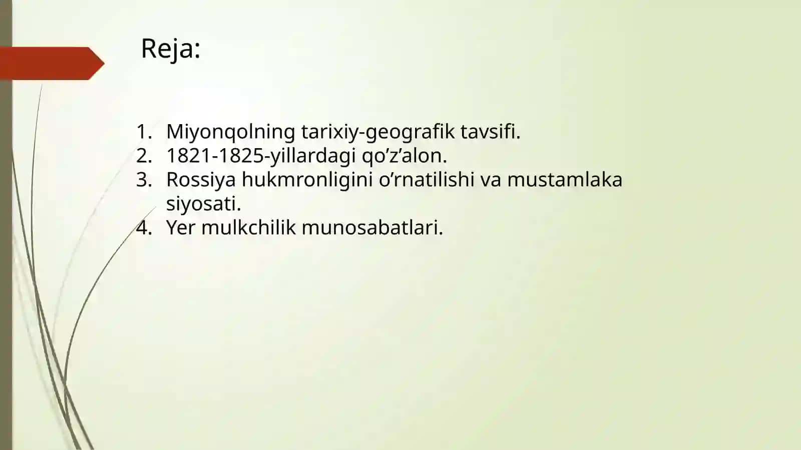 O’rta Zarafshon(Miyonqol) hududining XIX-XX asr boshlaridagi ijtimoiy-siyosiy va iqtisodiy hayoti. 2