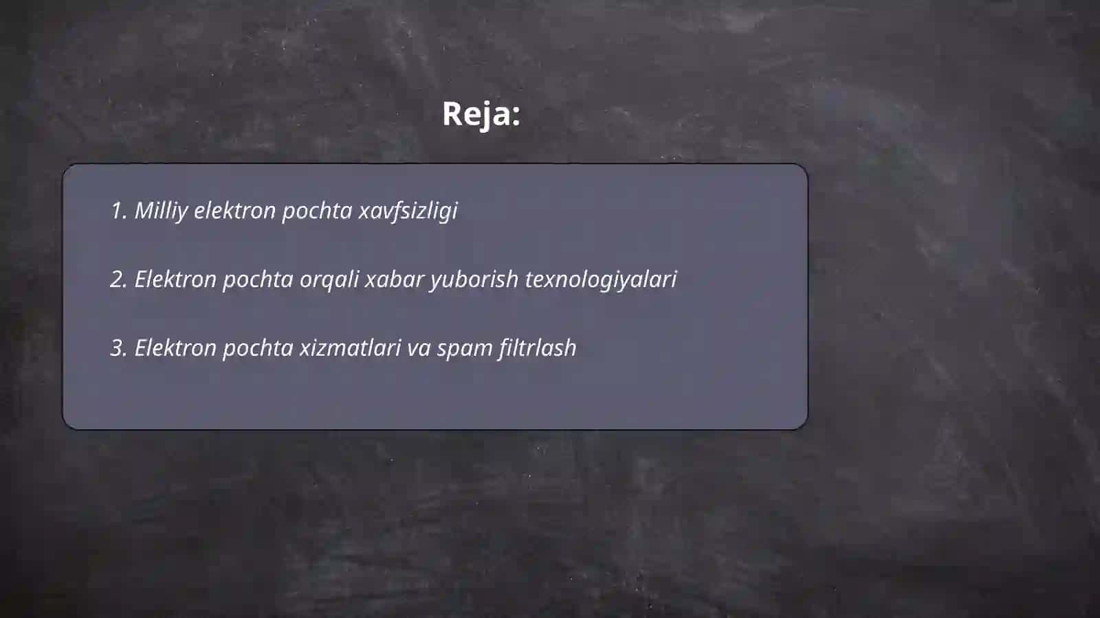 Milliy elektron pochta xizmatlari 2