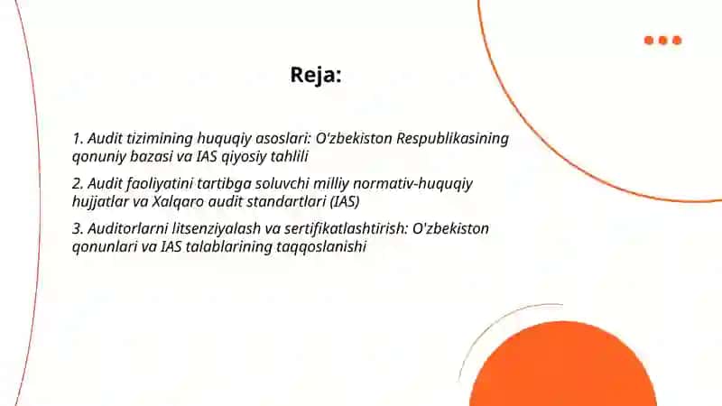 Auditning Normativ-huquqiy Asoslari 2