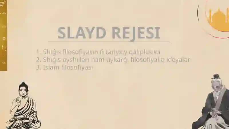 Shıġıs filosofiyası slayd 2