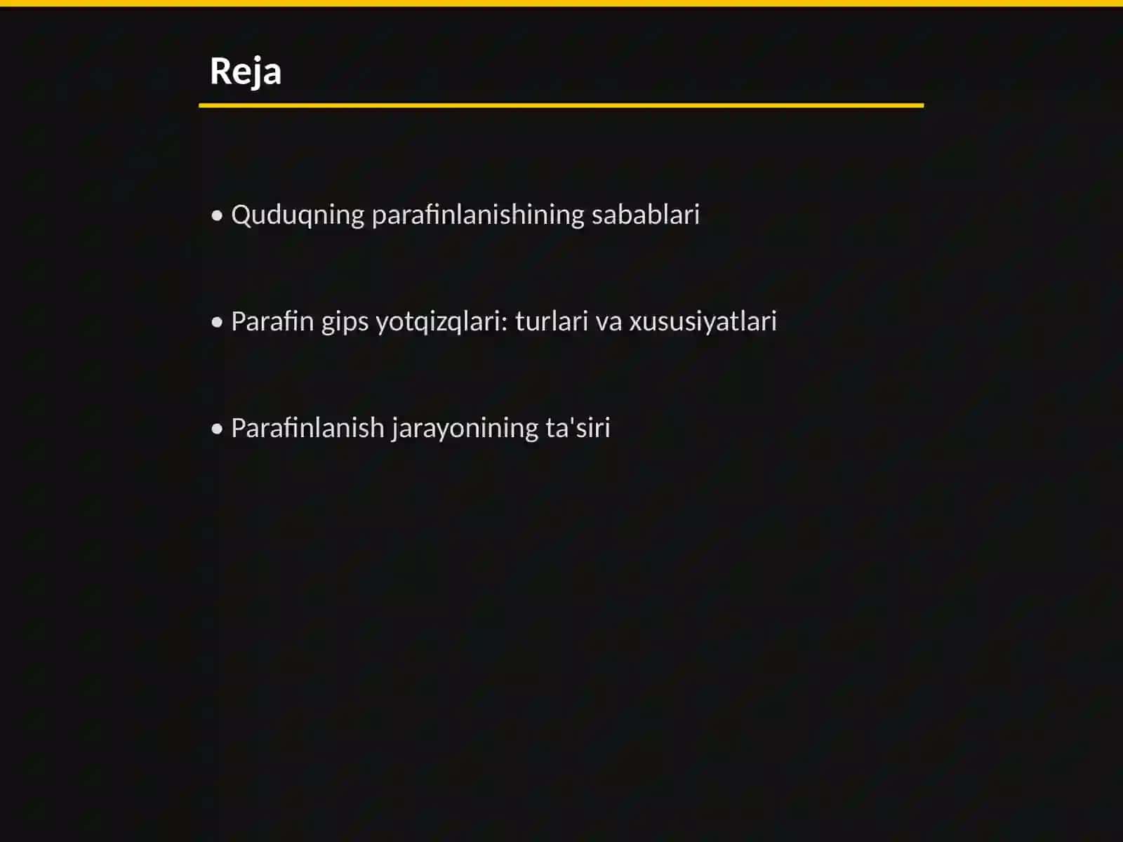 Quduqning parafinlanishi va parafin gips yotqizqlari bilan kurashish 2