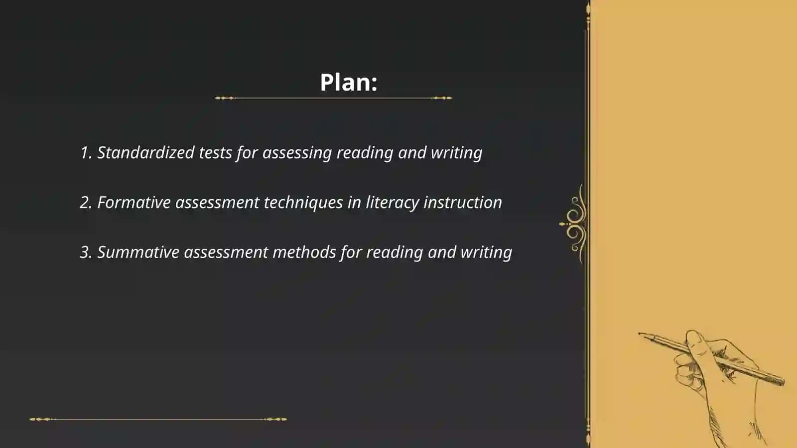 Various methods for Assessing Reading and writing 2