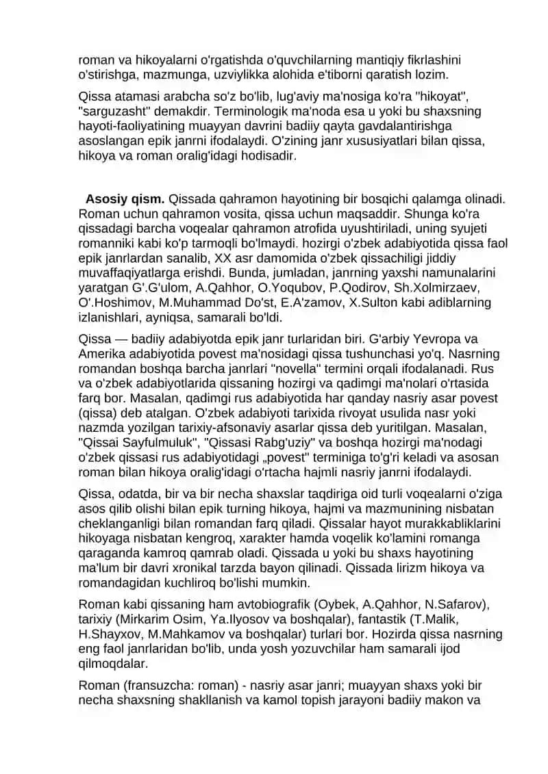 Nasriy asarlar badiiyati 2