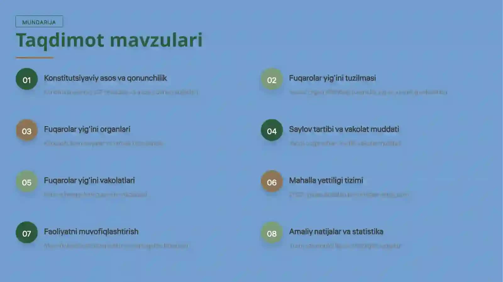 Fuqarolar yig'ini organlarining faoliyatini tashkil etish 2