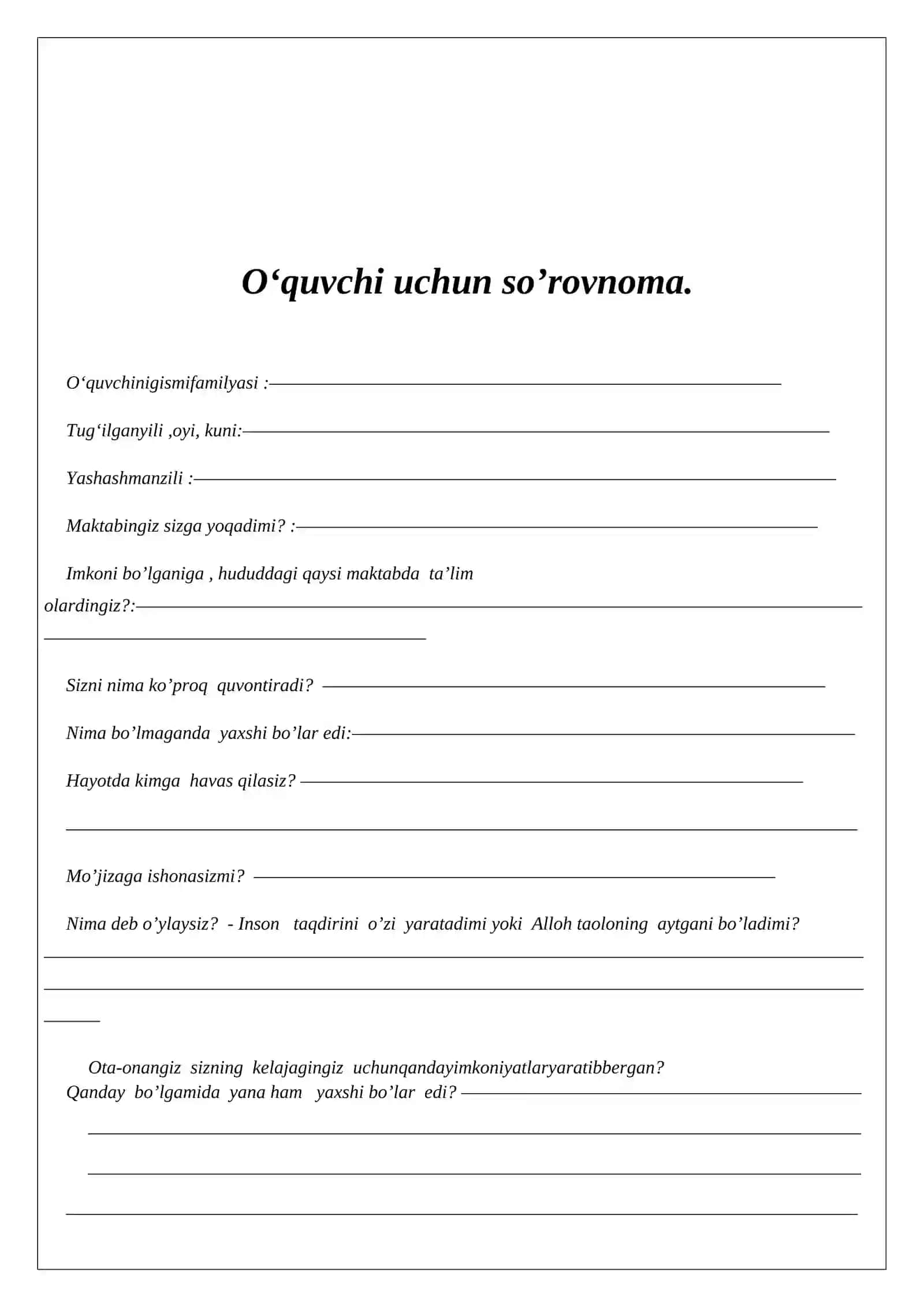 Фарзанд тарбиясида ота онанинг роли 2