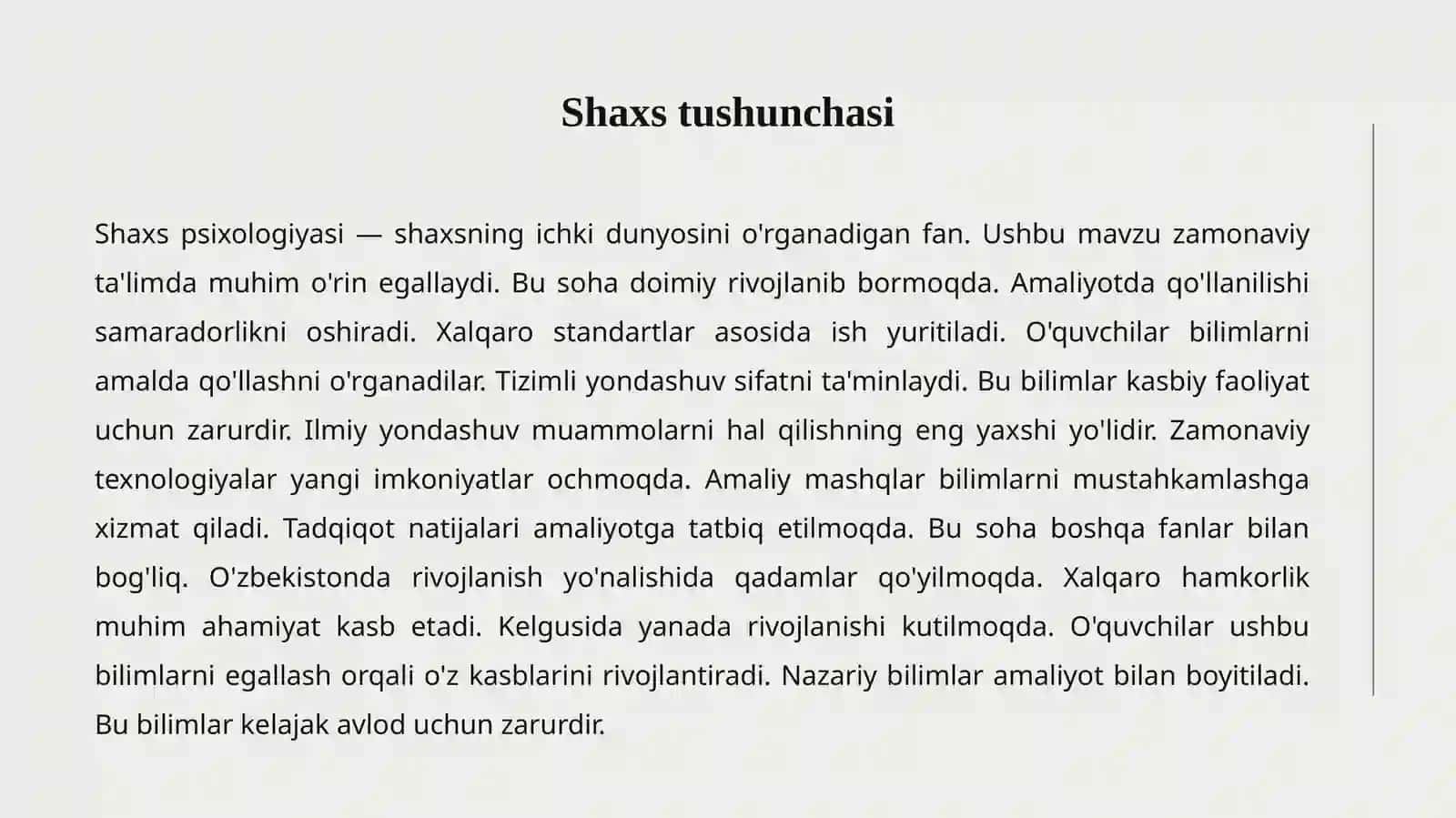 SHAXS PSIXOLOGIYASI 2