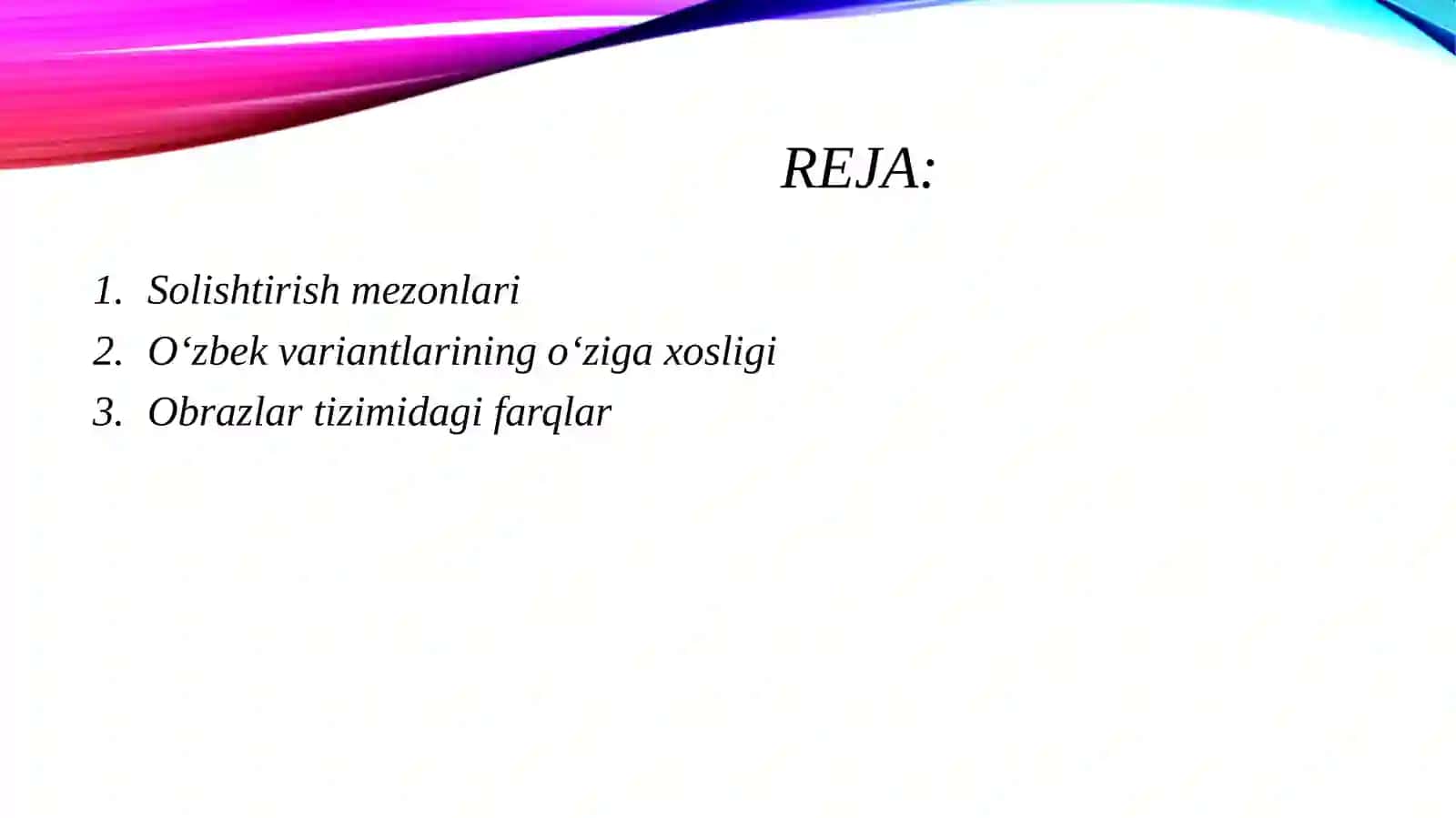 Go‘ro‘g‘lining tug‘ilishi dostoni variantlarini solishtirish 2