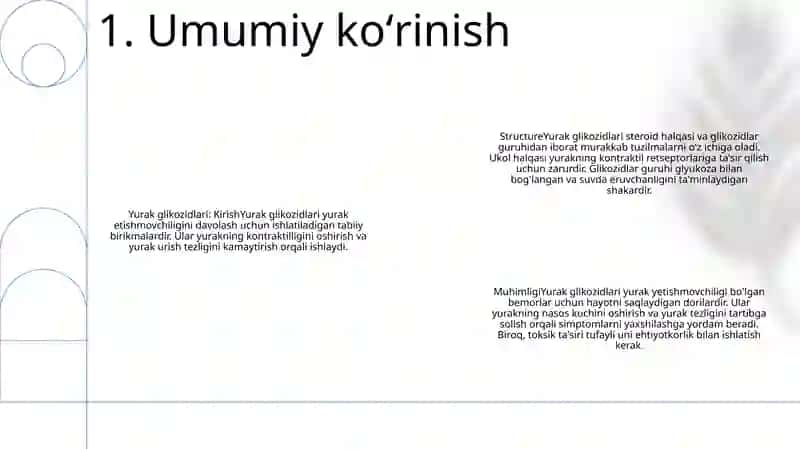 Yurak Glikozidlarining Tuzilishi Va Ahamiyati 2