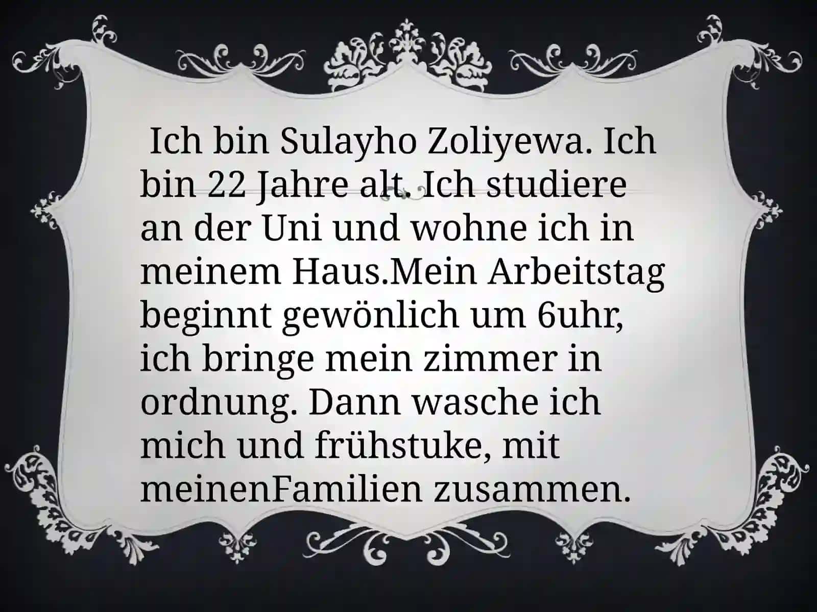 Mein Arbeitstag 2