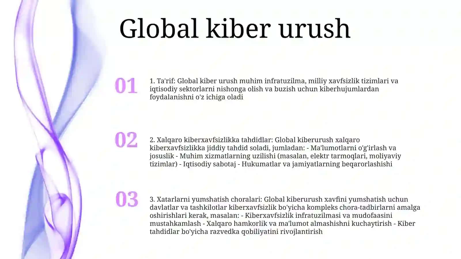 Xalqaro Axborot Xavsizligini Ta'Minlash Sohasidagi Asosiy Tahdidlar 2