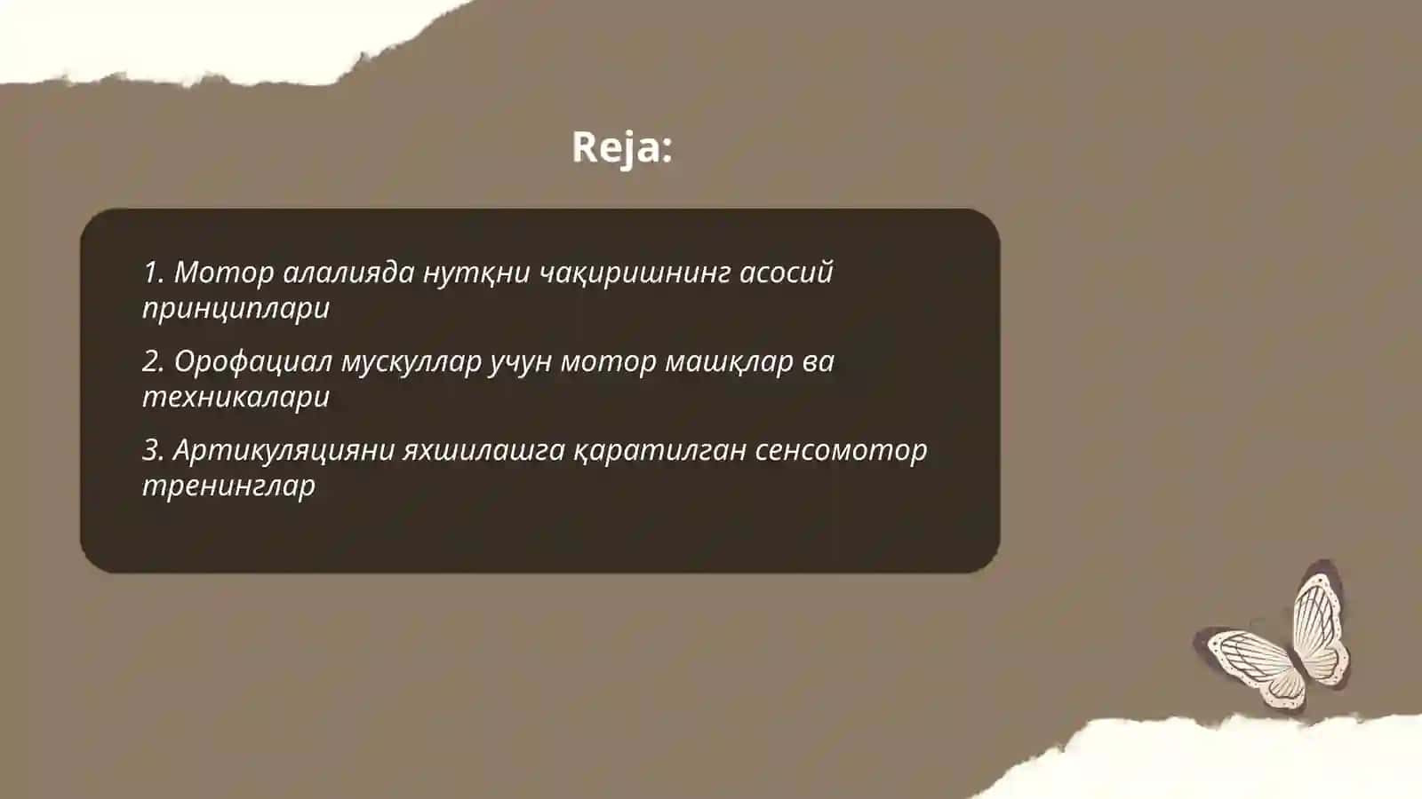 Мотор алалияда нутқни чақиришнинг асосий принциплари 2