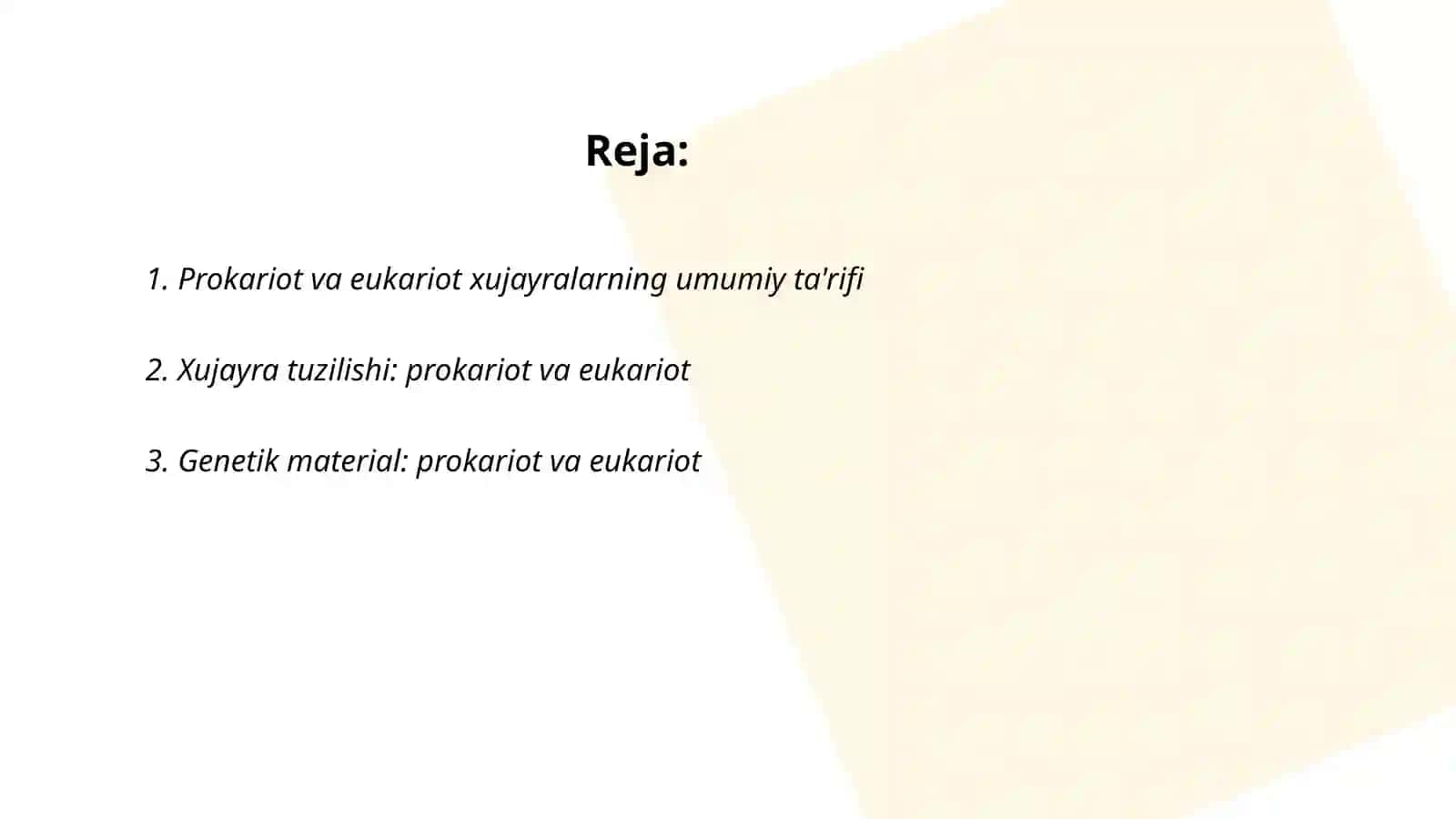 Prokariot va eukariot hujayralar 2