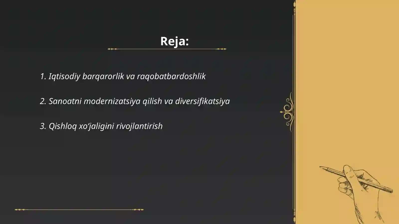 Iqtisodiy barqarorlik va raqobatbardoshlik 2