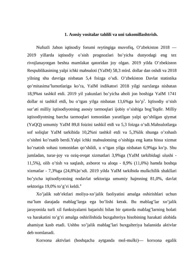 AKTIV VA PASSIV ASOSIY VOSITALARINI TAHLILI 2