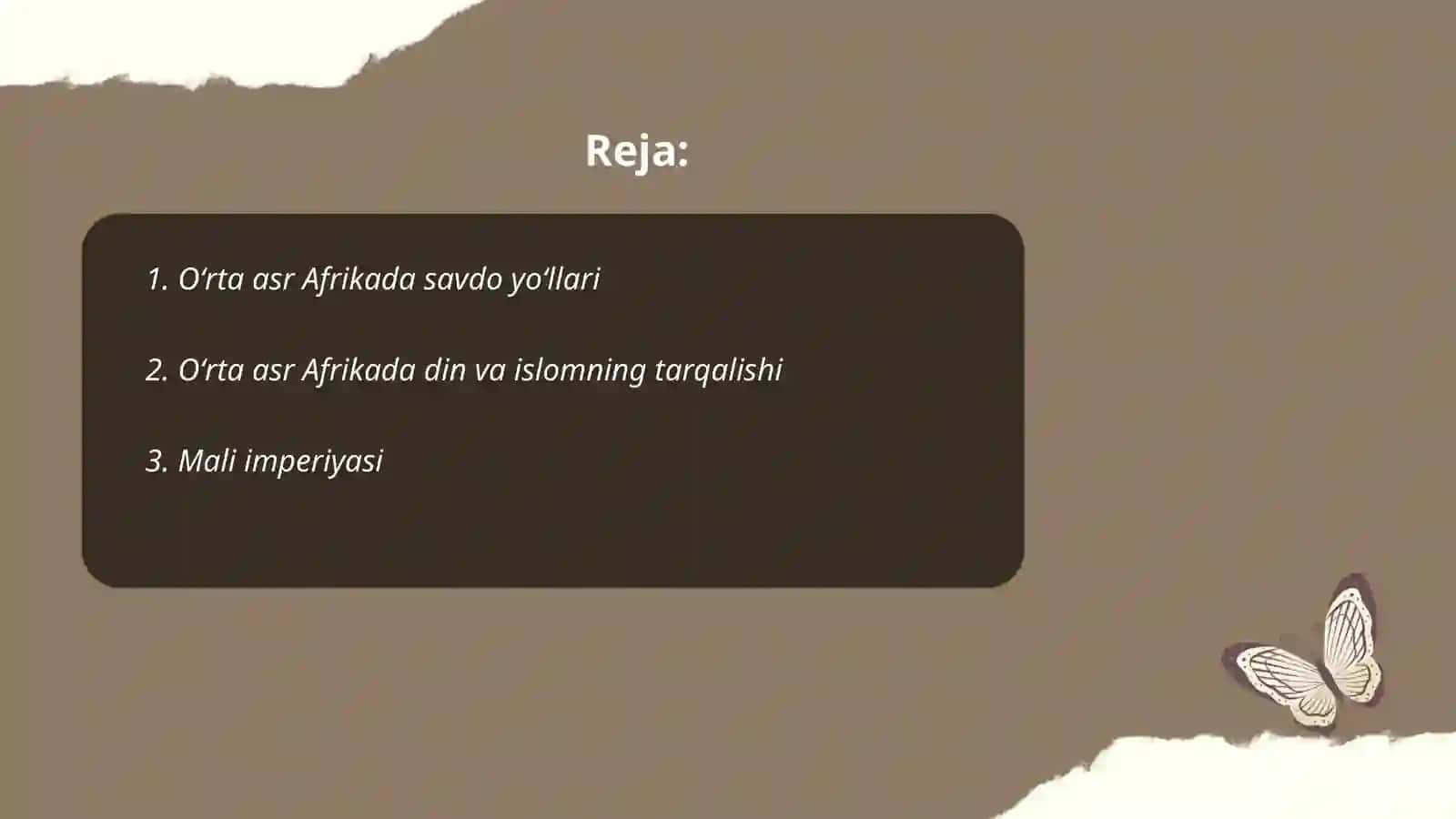 Oʻrta asrlarda Afrika 2
