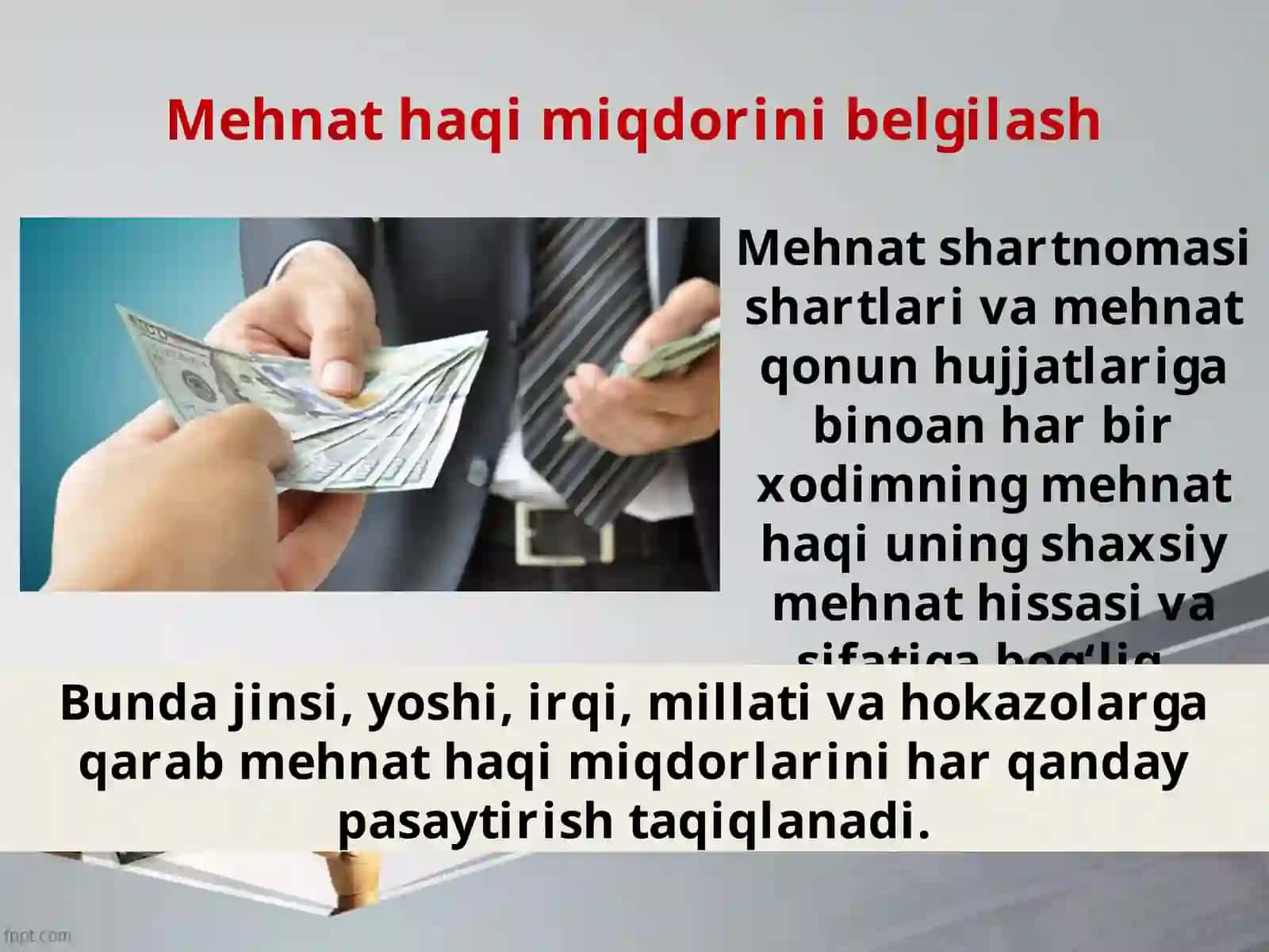 Mehnatgaha qo‘lash va intizom 2