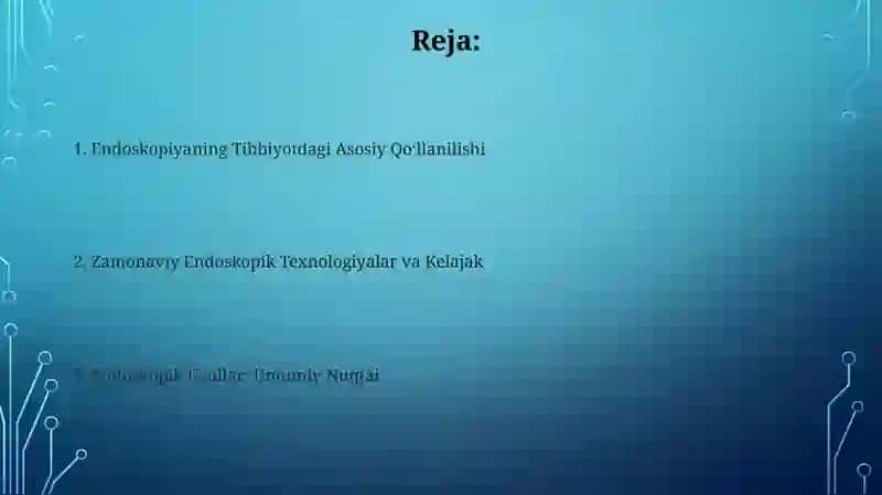Endoskopiyada yangiliklar 2