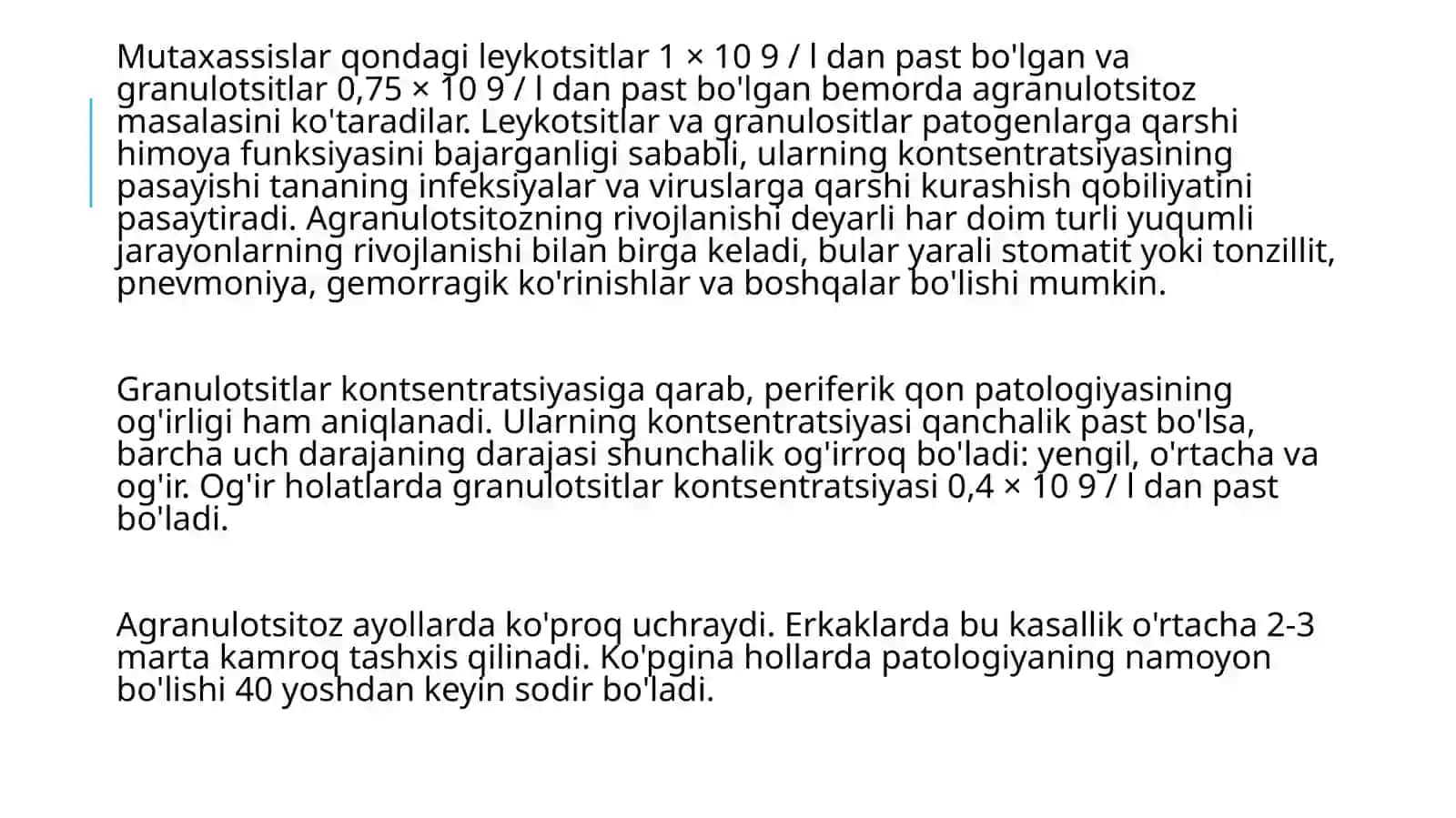 Agranulotsitoz 2