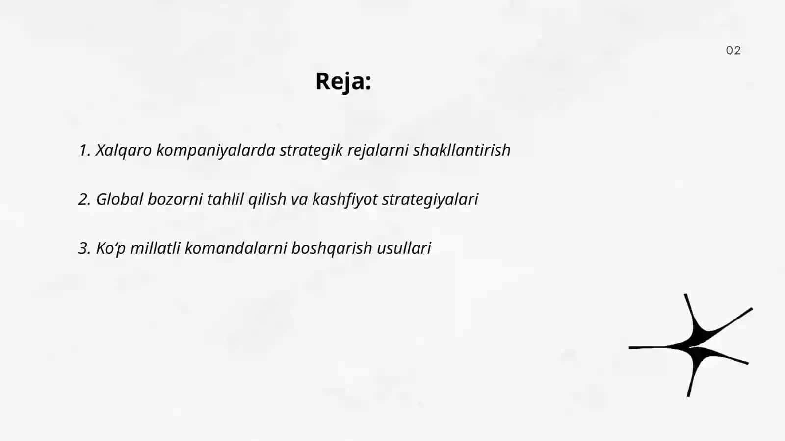 Xalqaro kompaniyalarda menejment amaliyotlarining xususiyatlari 2