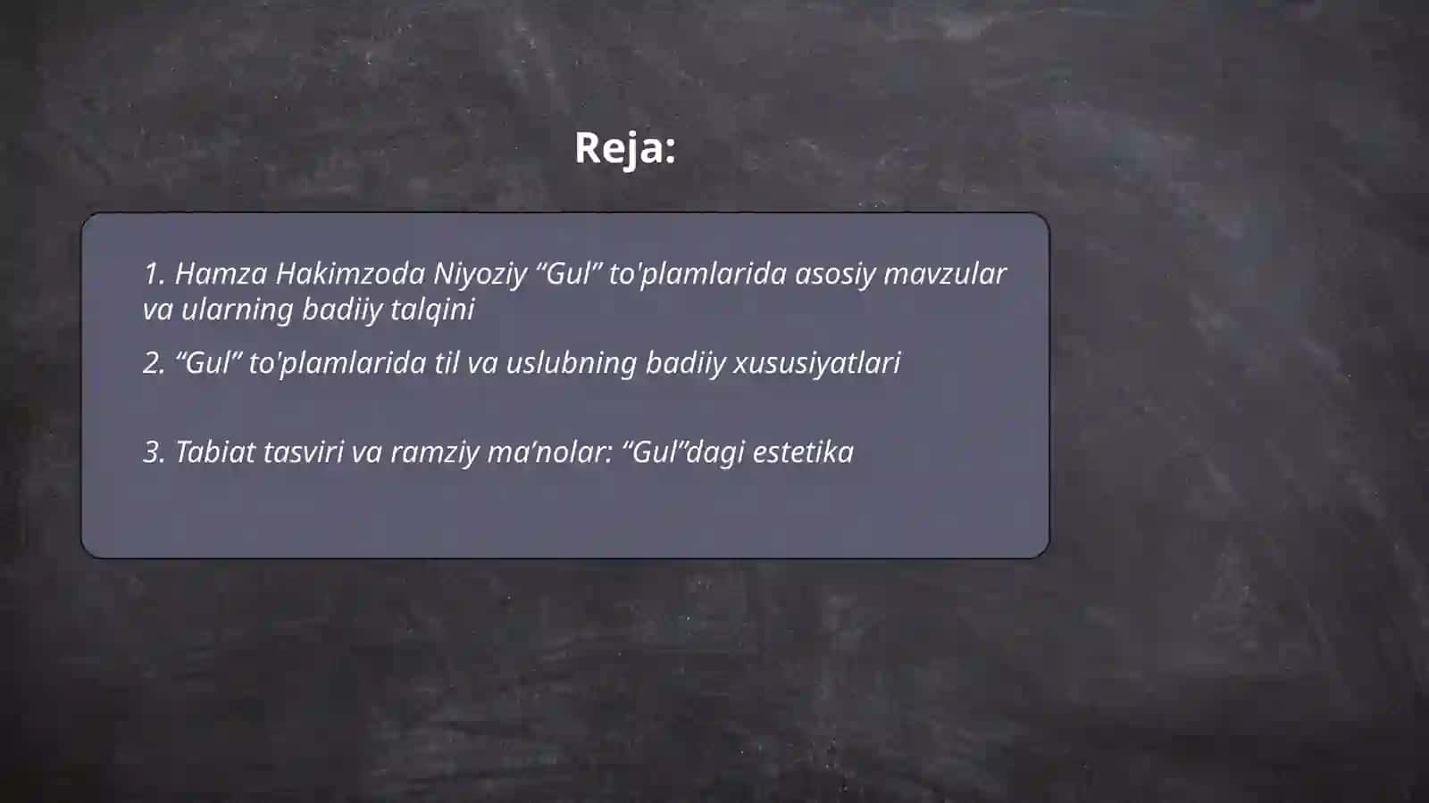 Gul to'plamlari 2