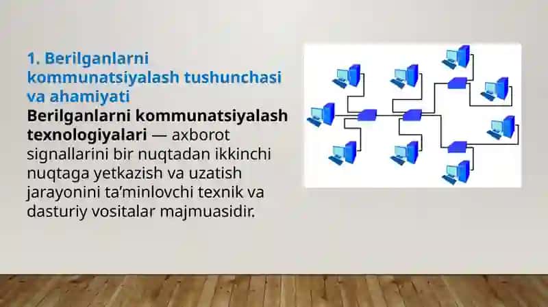 Berilganlarni kommunatsiyalashtirish texnologiyalari 2